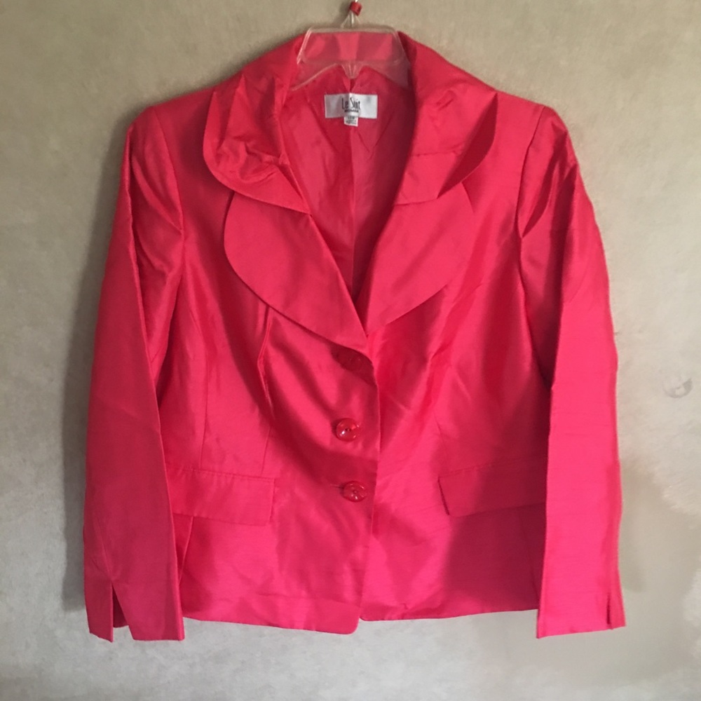 Pink/Salmon Le Suit Woman Jacket